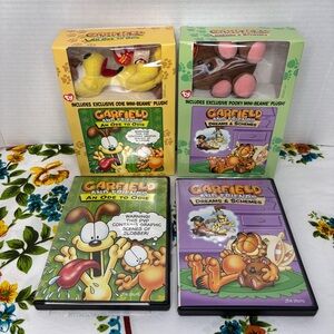 Garfield and Friends 2006 & 2007 DVD Collection with TY Plush Toys
